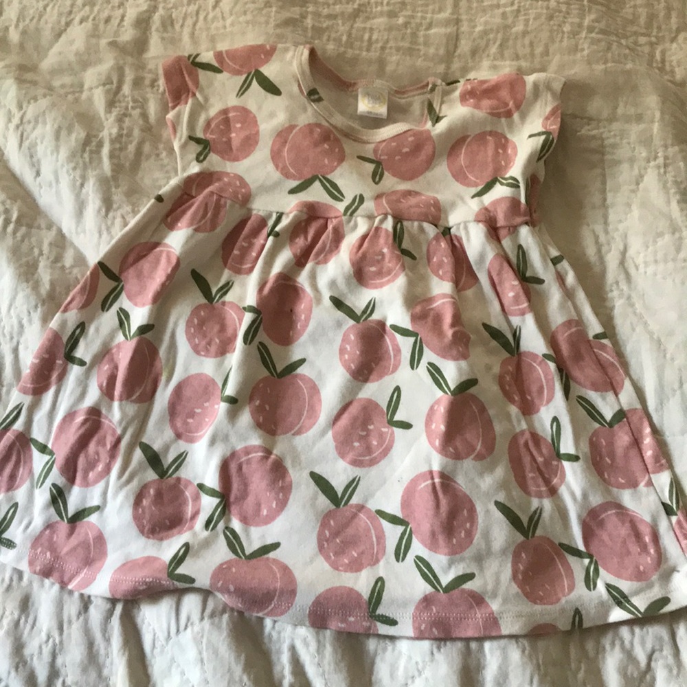 Tessa babe peach dress. Size 18-24 months